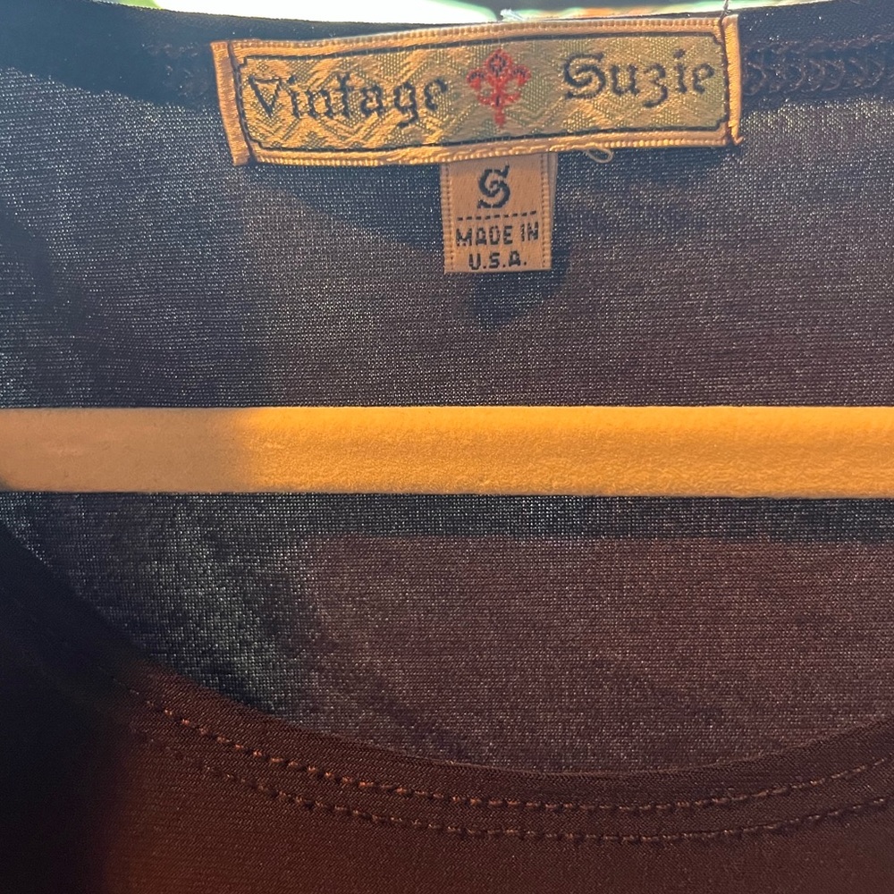 Brown Vintage Suzie Basic Tee - image 3